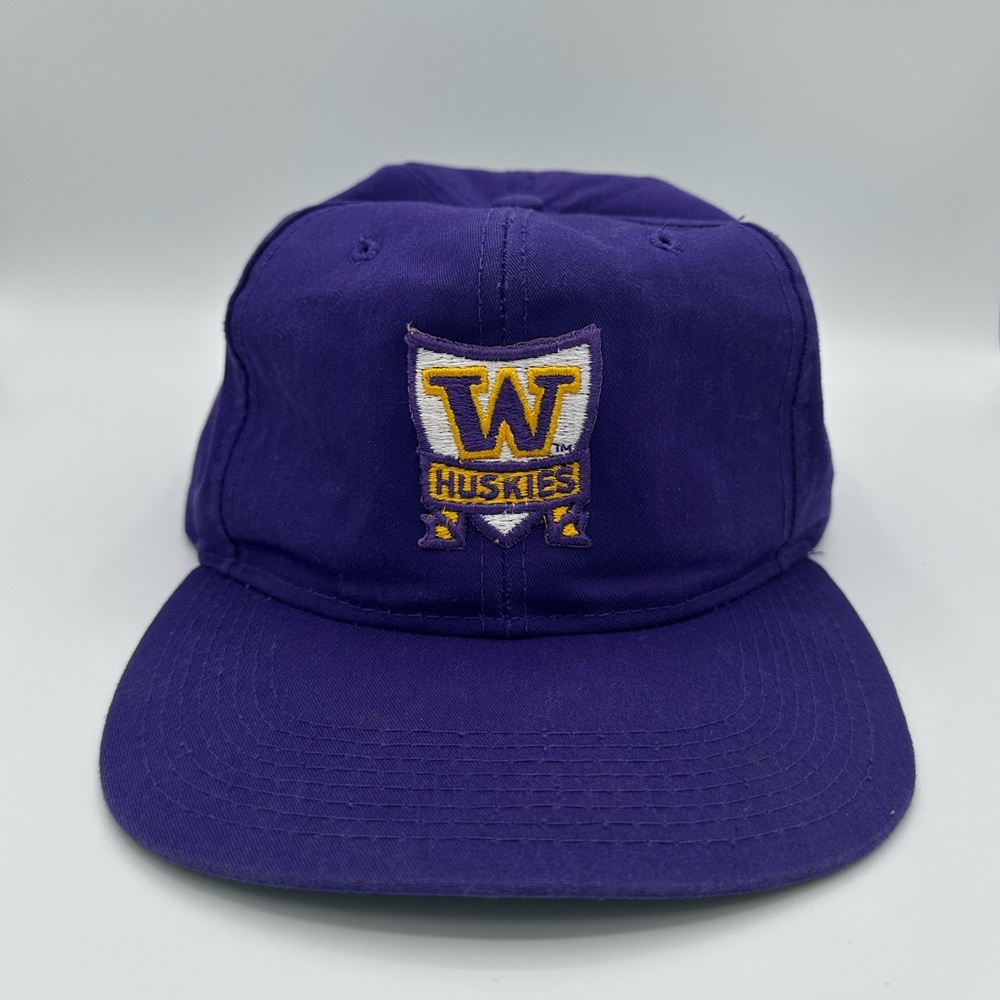 Vintage New Era Purple UW Huskies Snapback